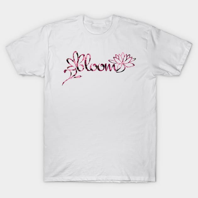 Bloom Logo Floral T-Shirt by Bloom Photography